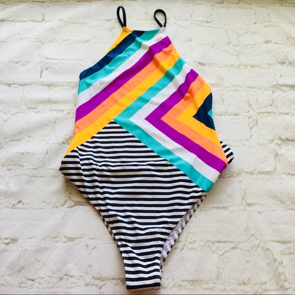 Rip Curl Surf Candy One Piece Cheeky Swimsuit NWT - Picture 2 of 8